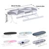 Foldable Ironing Board Lightweight Easy To Carry for Quick Touch On Shirts and Sleeves Cuffs, Neckline for Laundry