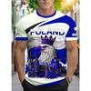 Mode Homme T-shirt Homme Imprimé 3D Col Rond Manches Courtes Tendance Streetwear