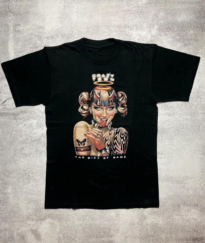 Vintage Crazy Town The Gift Of Game Black All Size Unisex Tee Shirt S2084 Unisex T-Shirt XXXL