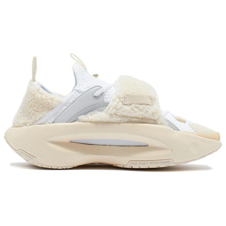 Li Ning Casual Shoes Women's Low Top White/Gray/Black AGBR070-1