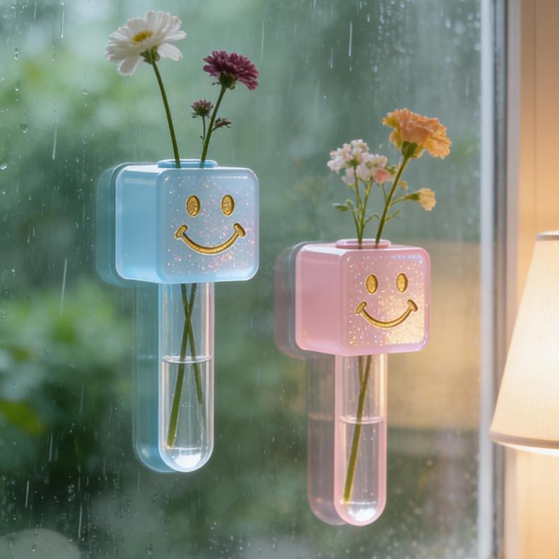 Flower Test Tube Holder Silicone Molds Diy Handmade Vase Tray Epoxy Resin Mould Candlestick Holder Plaster Cement Mold