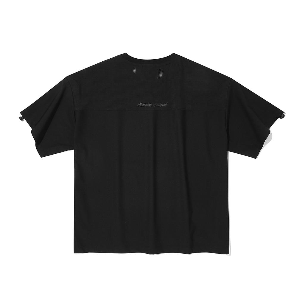 INTERCREW Women'S Material Mix Cooling T-Shirt Black Ita2Xm55Abk
