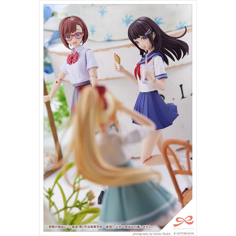 Kotobukiya Sosai Girls' Garden Kotoriyu Calendar [Reiho High SchoolSummer Clothes] Height Approx. 153mm 110 Scale Plastic Model Molding Color JK011