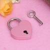Metal for Wish Lock Mini Heart Archaize Padlocks With for Key Jewelry Box Decorative Padlock for Lovers, Girls, Students