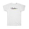 Gift T-Shirt : Macedonia Flag Colors Macedonian Travel Expat Country Minimalist