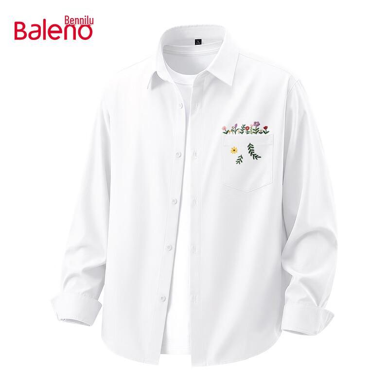 Baleno Men's Soft Casual Long-Sleeve Shirt