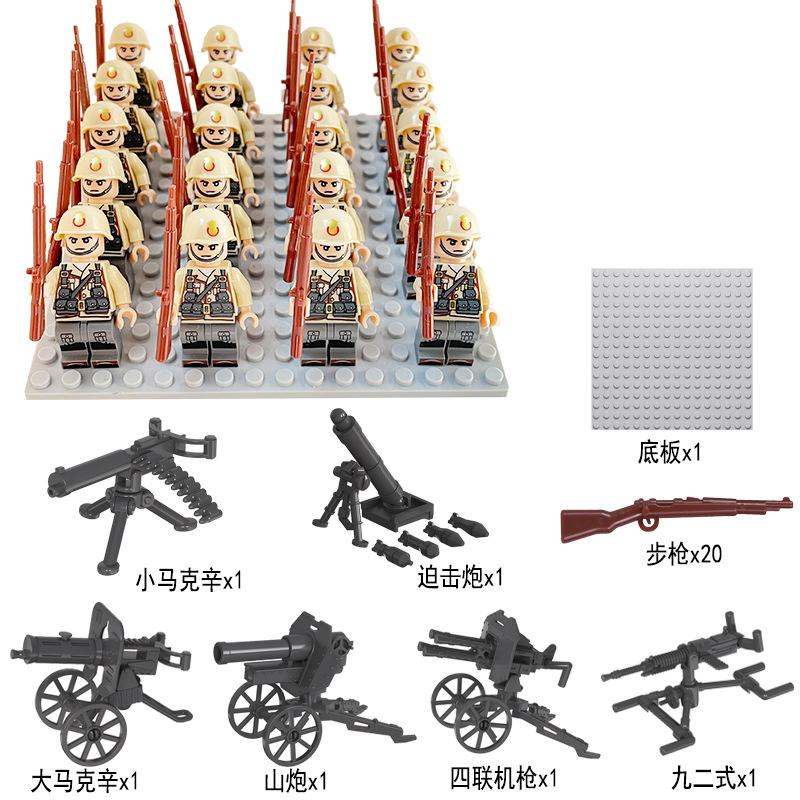 Doll Building Block Doll British Military Puzzle Assembly Toy