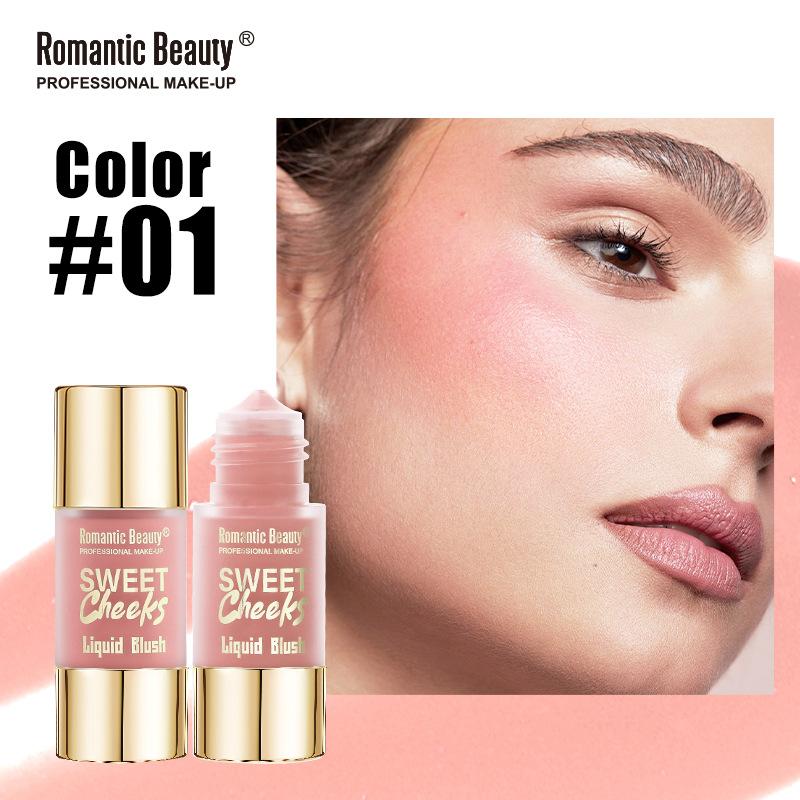 Liquid Blush Multi-Color Matte Blush Liquid Long-Lasting Easy To Color Makeup Pink Brightening Natural Cosmetics