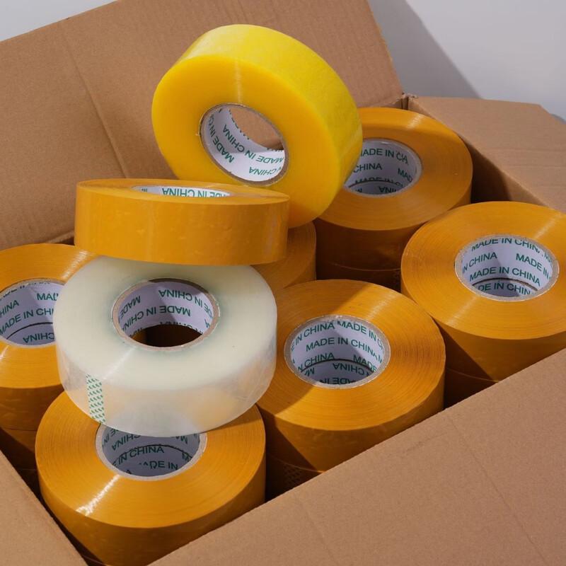 MARYYA Heavy-Duty Transparent Packing Tape, 4.5cm x 350m