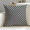 Cute Texture Cushion Cover Soft  EasyWash Pillow Case  Versatile for Couch Bed Travel and Office