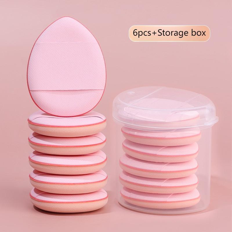 6pcs Finger Puff Little Finger Air Cushion Wet and Dry Fingertip Puff Concealer Cosmetic Tool Makeup Sponges Make Up Accessories