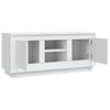 Vidaxl TV Cabinet, White, 102X35X45 Cm, Wood-Based Material