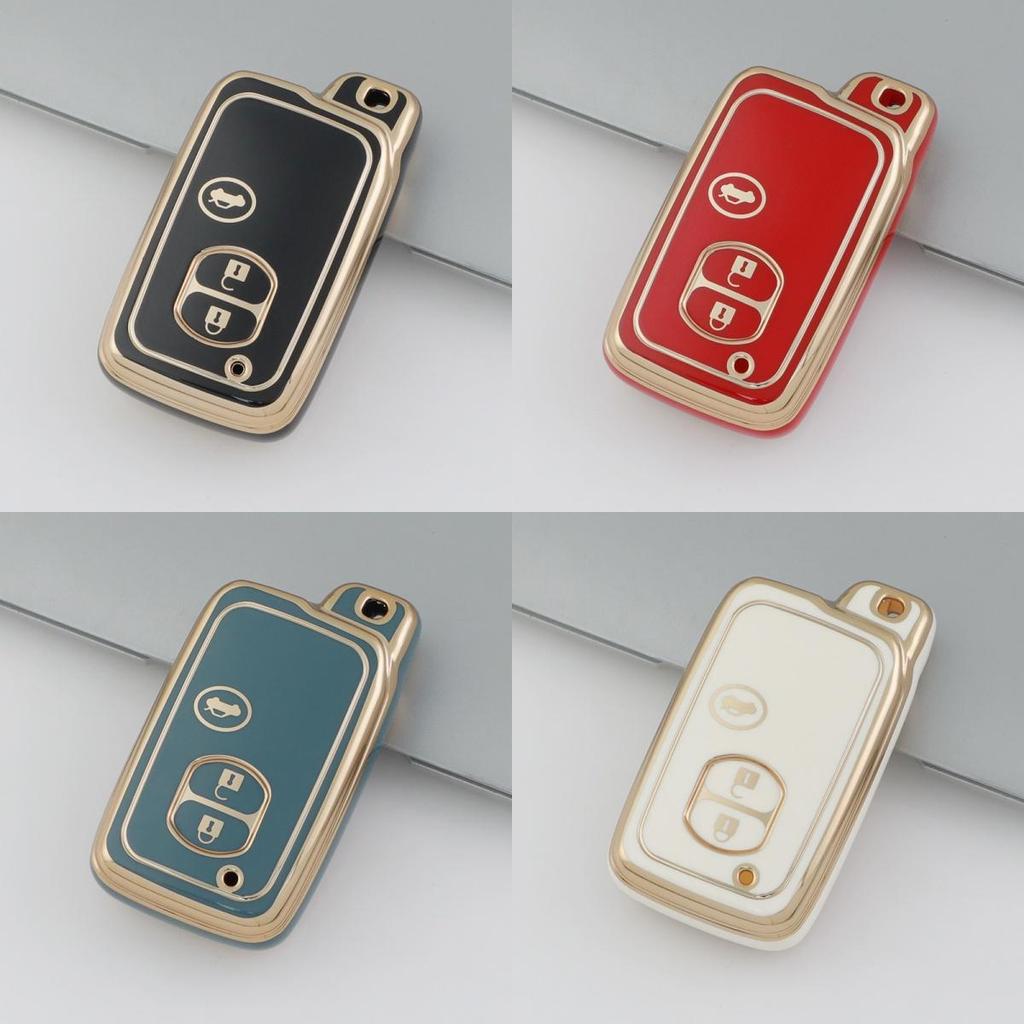 2 3 4 Buttons TPU Car Key Case for Toyota Aqua RAV4 Land Cruiser Camry Prado Corolla Prius Cover Keyless Remote Fob 2013 2014