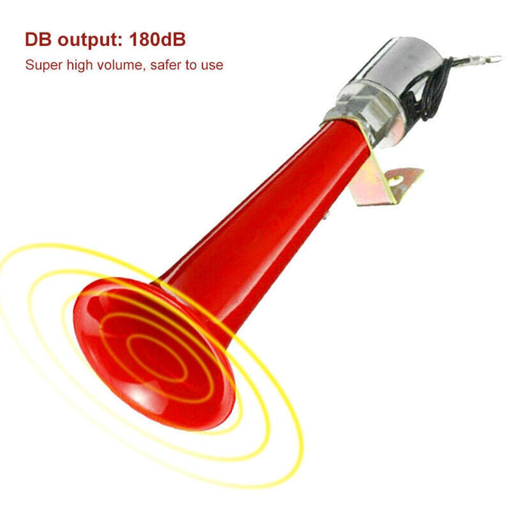 180DB 12V-24V Powerful Auto Air Horn Waterproof Auto Loudspeaker Air Compressor Electric Car Horn for Truck Boat Motorcycle
