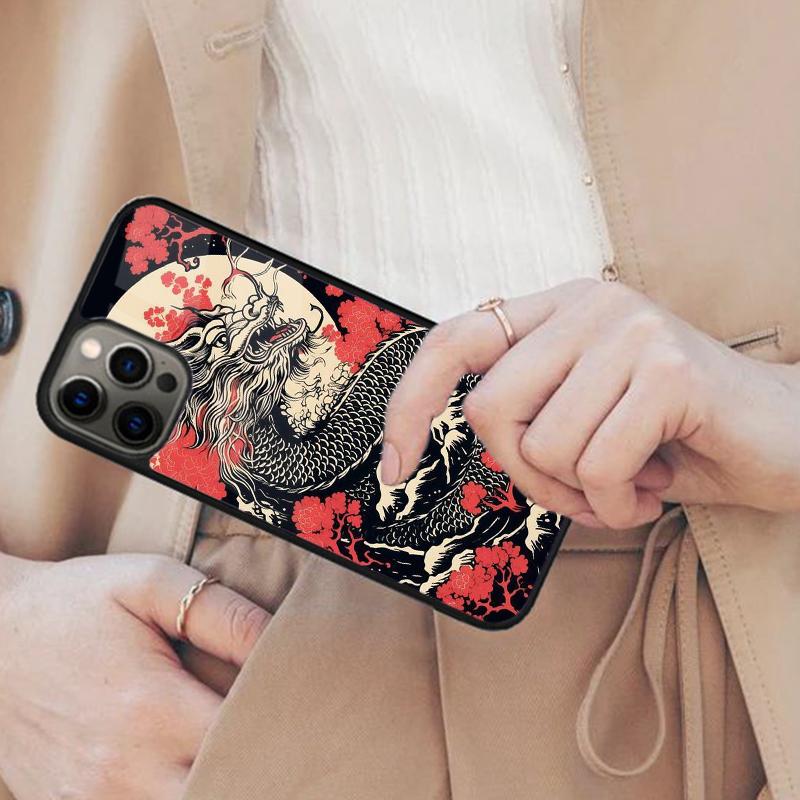 Dragon Pattern Magnetic Phone Case For APPLE iPhone 17 Air 16 14 13 12 Pro Max 15 Plus Wireless Charge With MagSafe Cover