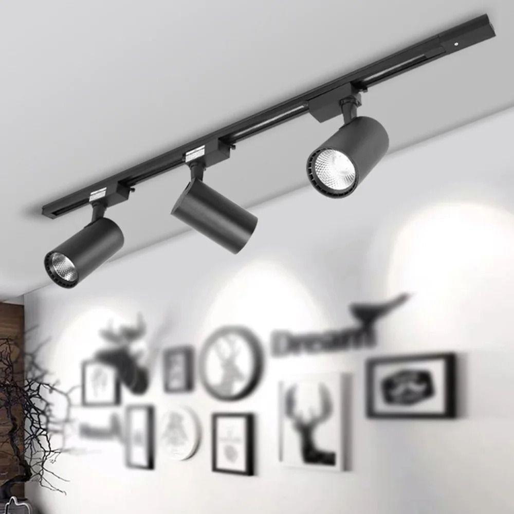 Track Light Rail Spotlight Rotated Downlight Durable LED Track Light Home