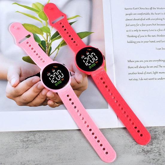 Yousheng Digital Watch 30m Waterproof Fashion Accessories LED Large Screen Luminous Sports LED Electronic Watch for Daily Wear