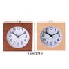 Alarm Clock Timer Reminder Square Wooden Alarm Clock for W/ Night Light for Stud