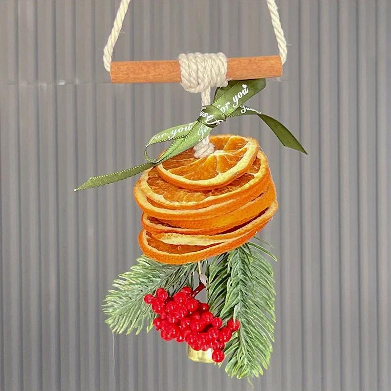 Fragrant Orange Slices Car Hanging Decoration Feel The Orange Aroma and Nordic Style Ideal for Christmas