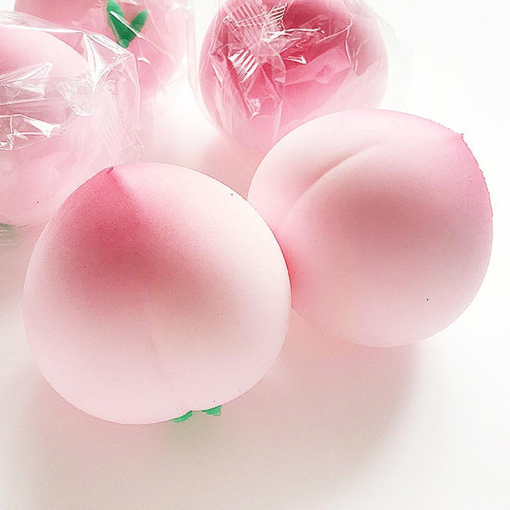 New Creative Anti Stress Peach Children'S Ball Pinching Toy Gift Fidget Toy Novelty Gifts