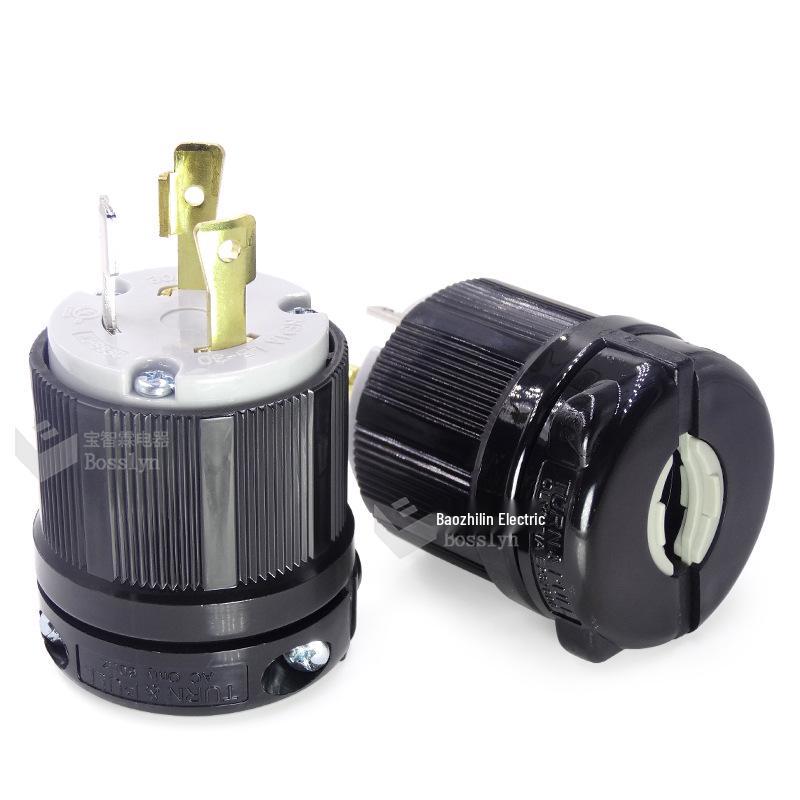 NEMA Standard Anti-Pull Industrial Power Plug (US/CAN/Taiwan)