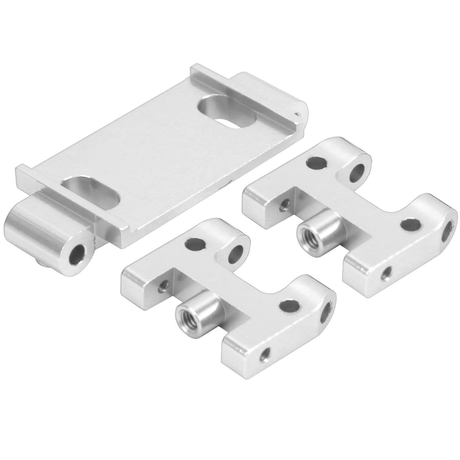 

RC Aluminum Alloy Front Upper Swing Arm Fit for WPL D12 Remote Control Car ModelBlack Silver срібний