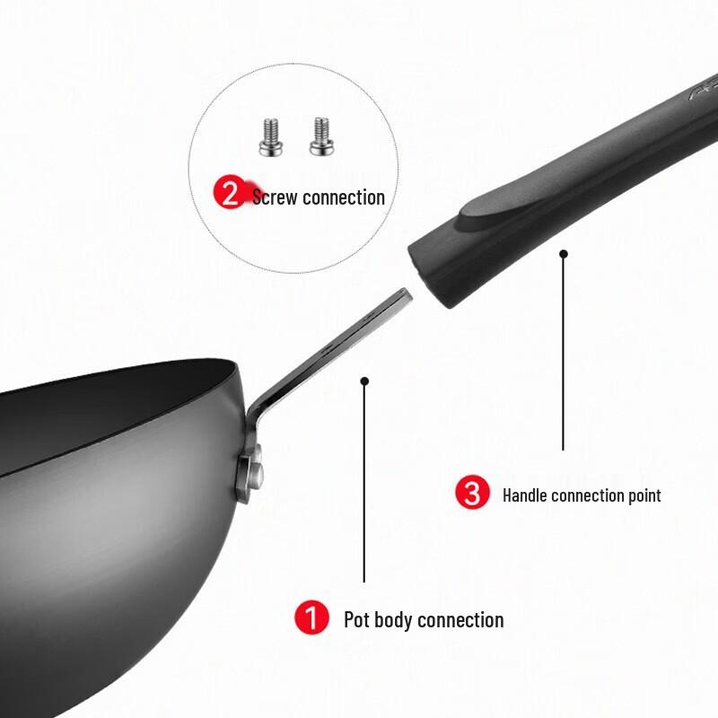 ASD 30cm Cast Iron Wok