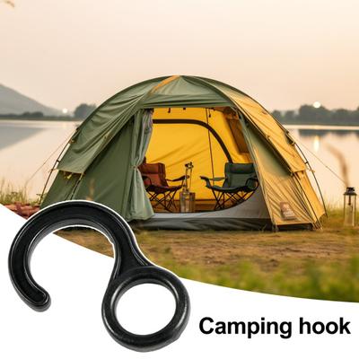 Camping Hooks Lightweight Outdoor Canopy Clips Easy Setup Tent Anchors Portable Sunshade Barbecue Side Hooks for Outdoor