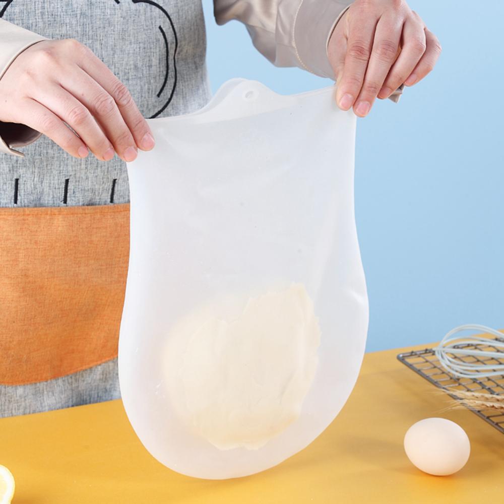 Pastry Bread Multifunction Silicone Non-Toxic Flour Mixing Bag Dough Mixer Baking Tool Kneading Bag