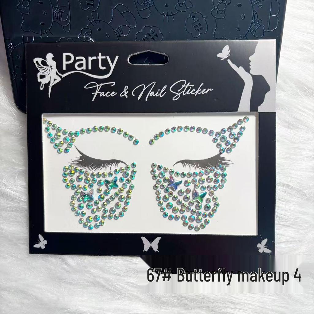 Children's Cartoon Crystal Gem Rhinestone Stickers - Decorative Diamond Decals for Toys & Stage Performance