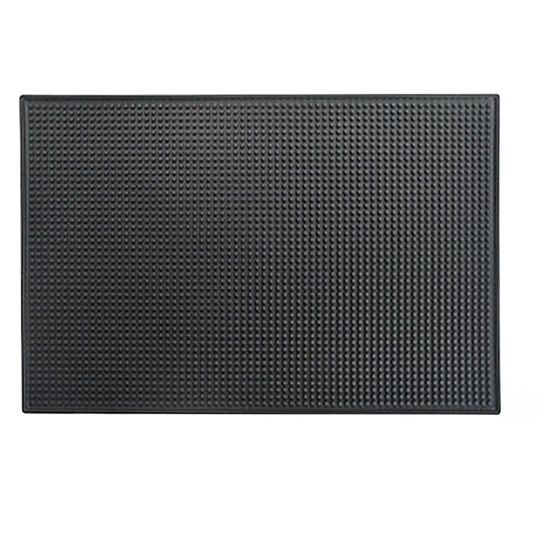 Non Slip Rubber Bar Mat Heat Resistant Dish Drying Mat Countertop Cup Mat for Bartending Cafe Mats Home Kitchen Supplies