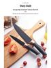 19-Piece Wooden Handle Silicone Kitchen Utensil Set with Spatulas, Spoons, Storage Bucket, and Knife Set
