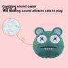 Gnaw-resistant Catnip Toy Plush Ball Cat Toy, Chew Cute Embroidered Face, Stimulating Stuffed Kitten Teething for Indoor Cats Biting Patting