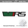 Compatible avec Volkswagen Skoda Octavia/Fabia RS: Logo VRS de calandre/aile/métal arrière et autocollant de carrosserie