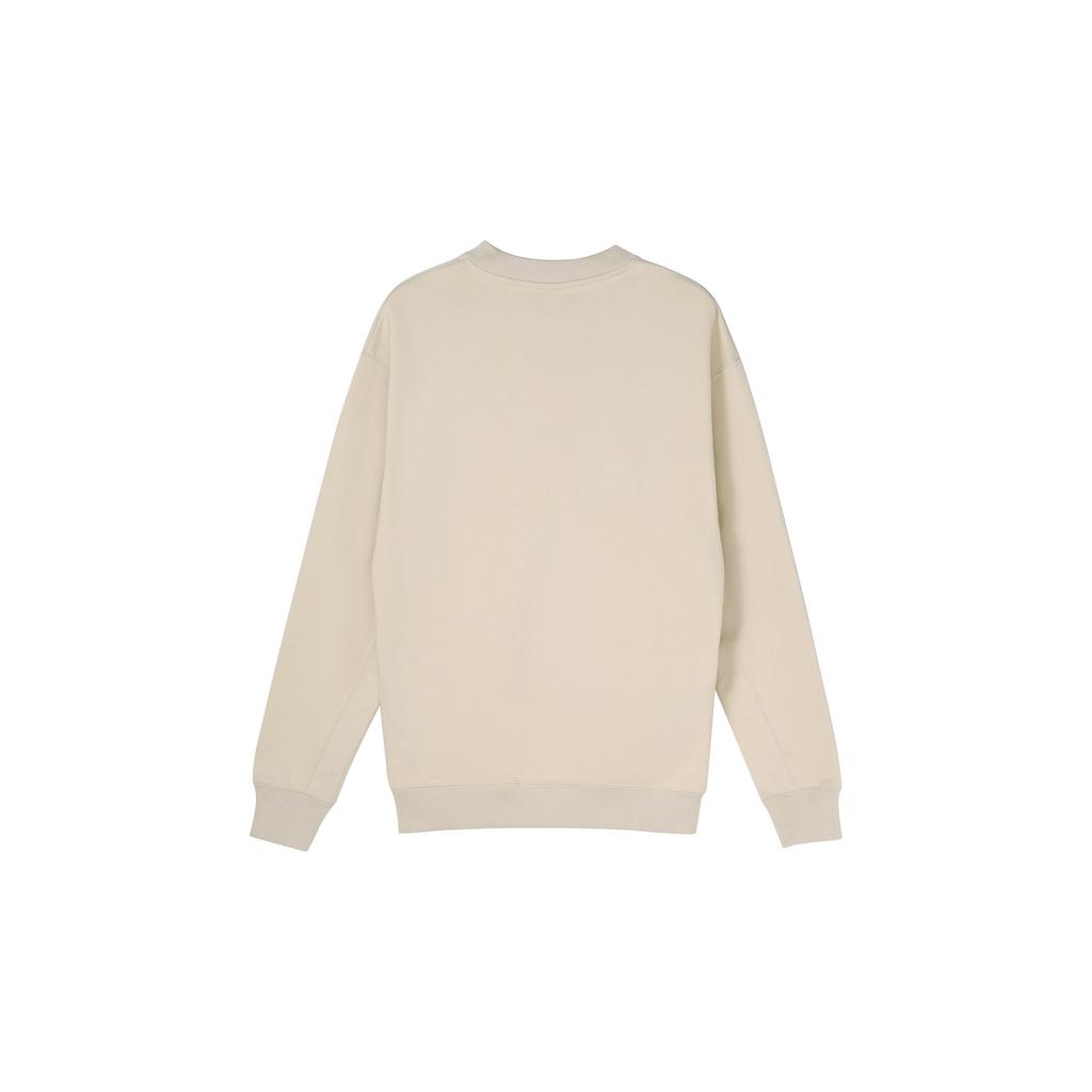 Nike French Terry Swoosh Crewneck Sweatshirt Men Tops Oatmeal DB9408-122