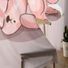 Gatto Cartone Animato Dormiente Tende Trasparenti in Chiffon Lussuose per Decorazione Soggiorno Camera da Letto Voile per Finestra Tenda in Tulle