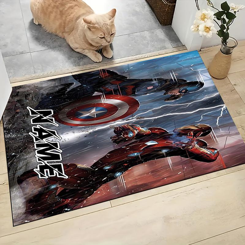 Custom Name "Spider-Man: Spider-Verse" Carpet Rug Customizable Soft Washable Anti-Slip Home Living Room Sofa Mats Personalized Rug. 0909315
