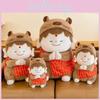 Capybara Plush Doll Buddha Style Funny Pillow For Relaxing Car And Comfort Home