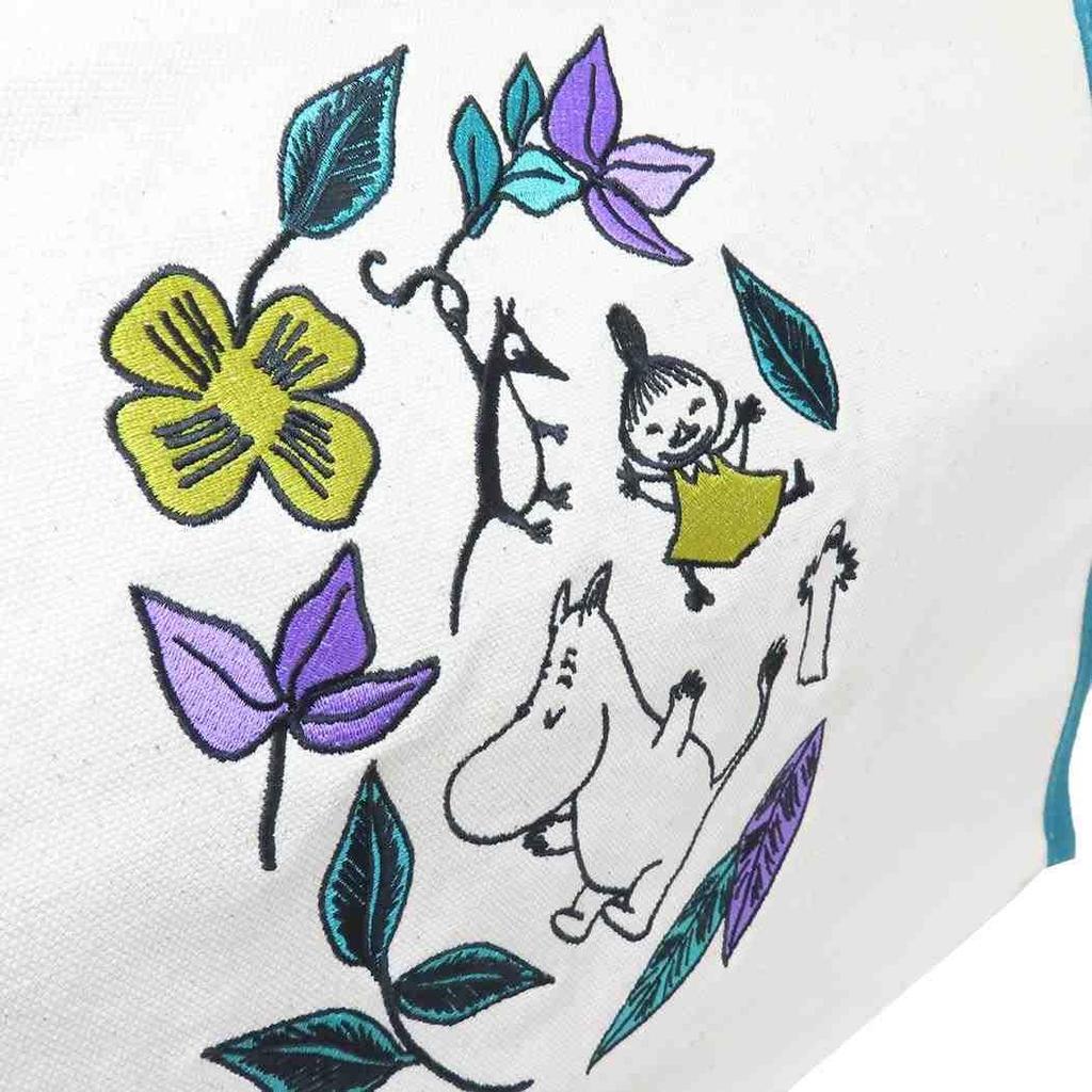 Small Planet Moomin Large Square Tote Bag Fruit Nordic Design / Garden,