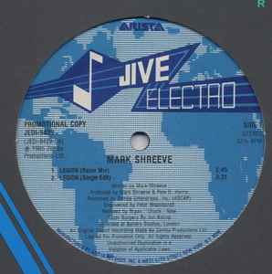 

12inch Record MARK SHREEVE Mark Shreeve JEDI9429 Jive Electro 1985 US Dance Electronica Used