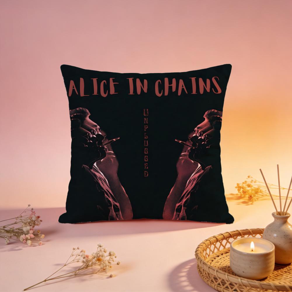 Heißes Alice In Chains Kissenbezug Kissenbezug Bequem Langlebig Kissenbezug Multi-Szene für Zuhause Büro Auto Sofa