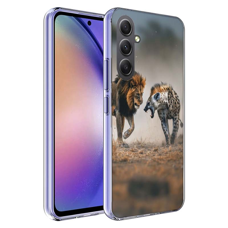 

Lion Fights With Hyenas Phone Case for Samsung A17 A37 A57 A07 A16 A26 A36 A56 A06 A02S A12 A22 A32 A52S A04S A14 A24 A34 A54 A0 Samsung A22 4G