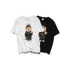 Little Brown Bear Printed Top Short Sleeved Pure Cotton T-shirts Couple Unisex  T-shirts