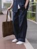 HAVE HAD City Summer Light Elastic Waist Pants (Navy)