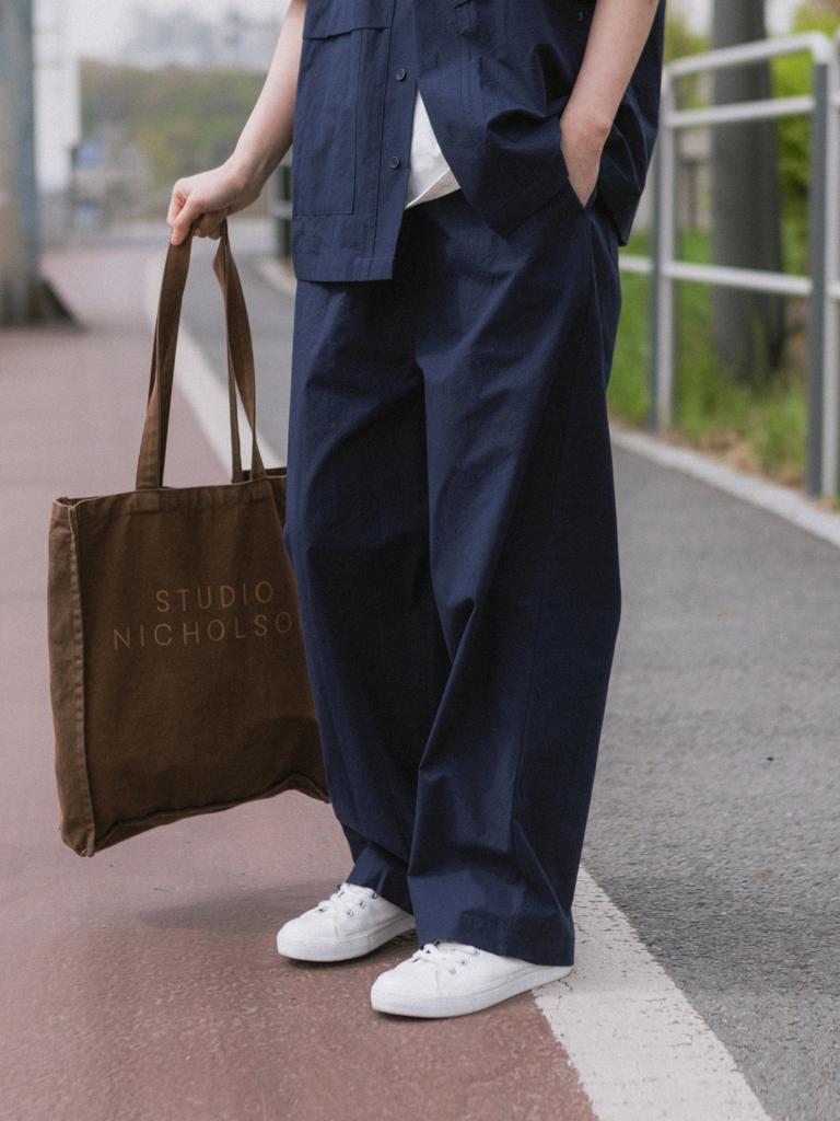 HAVE HAD City Summer Light Elastic Waist Pants (Navy)
