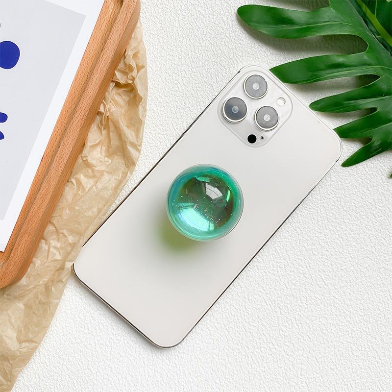 Mobile Phone Holder, Crystal Ball, Round Air Cushion Bag, Back Sticker, Retractable Desktop, Lazy And Stable, Portable Support Frame