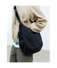 Sand Sound (Unisex) Cushion Crossbody Bag Large Black