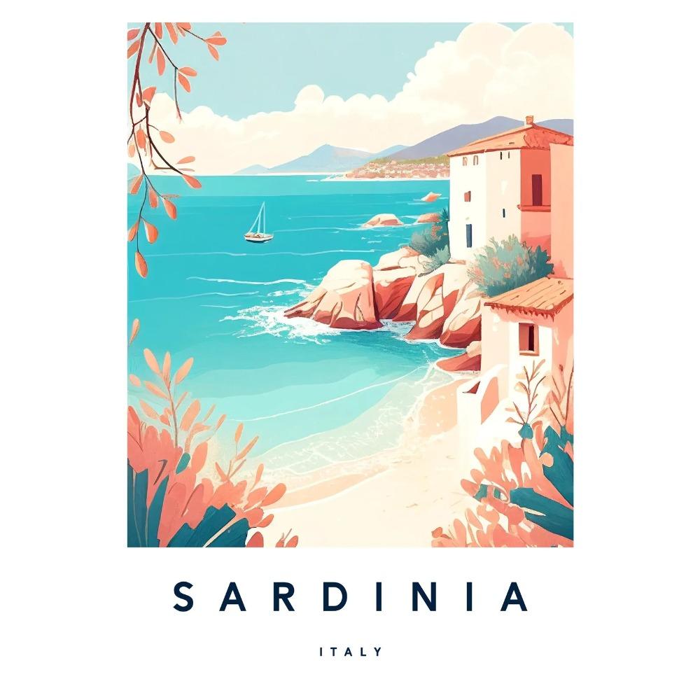 Florenz Italien Europa Reise Stadtlandschaft Poster Amalfi Rom Toskana Sardinien Leinwanddruck Malerei Wandkunst Büro Heimdekor