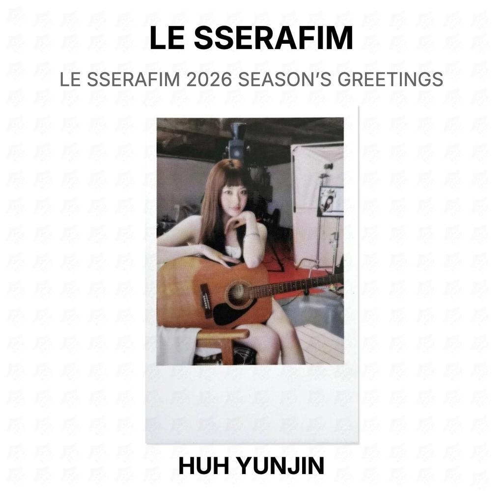 LE SSERAFIM 2026 SEASON’S GREETINGS Official Photocard