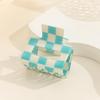 Versatile Checkered Square Claw Clip: High-End Sweet Hair Accessory for Women